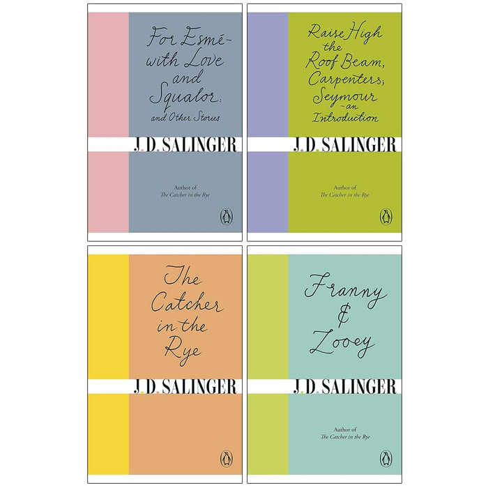 J. D. Salinger Collection 4 Books Set (For Esme with Love and Squalor, Raise High the Roof Beam)