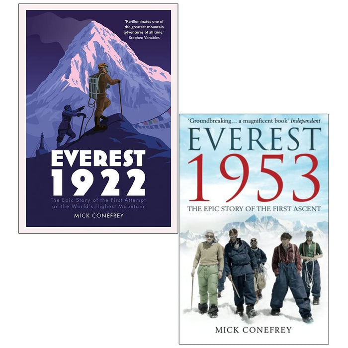 Mick Conefrey Collection 2 Books Set (Everest 1922, Everest 1953)