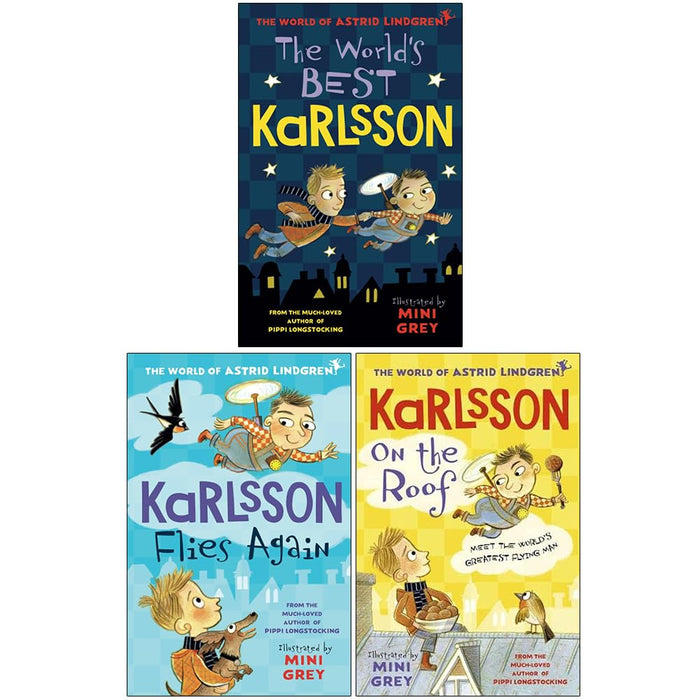 Astrid Lindgren Karlsson Collection 3 Books Set  (The World's Best Karlsson)