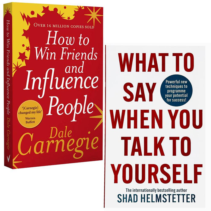 How to Win Friends Influence, What to Say When You Talk 2 Books Collection Set