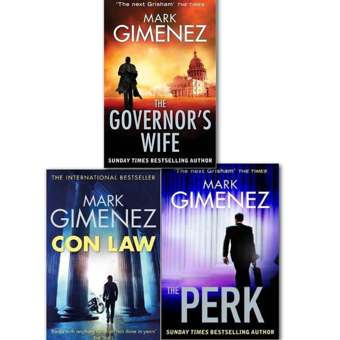 Mark Gimenez John Bookman Series Collection 3 Books Set Con Law The Governors Wife And The 1586