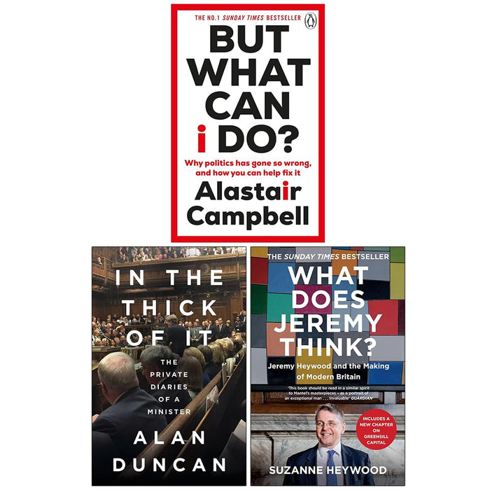 But What Can I Do?, In The Thick of It, What Does Jeremy Think 3 Books Collection Set