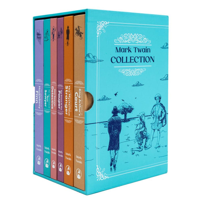 The Mark Twain 6 Book Hardback Collection: The Adventures of Tom Sawyer, The Prince & The Pauper, The Adventures of Huckleberry Finn