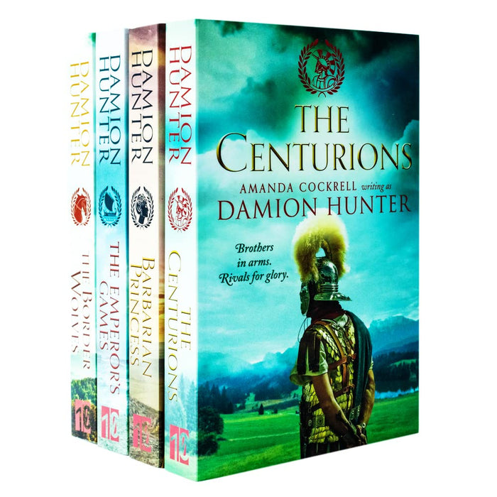 Damion Hunter 4 books Collection Set (Border Wolves, Centurions, Emperor Game, Barbarian Princess)