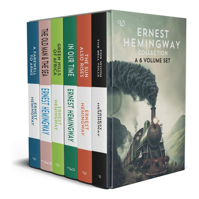 Ernest Hemingway Collection 6 book set (For Whom The Bell Tolls, A Farewell To Arms)