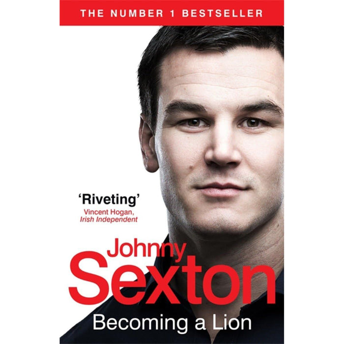 Johnny Sexton 2 Book Set (Obsessed: The Autobiography Hardcover , Becoming a Lion)