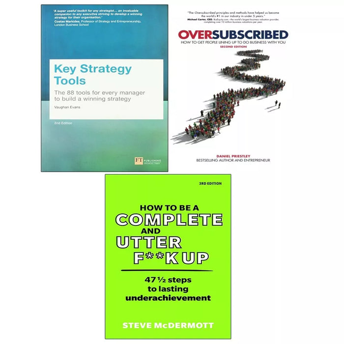 Oversubscribed, Key Strategy Tools, How to be Complete Utter 3 Books Set