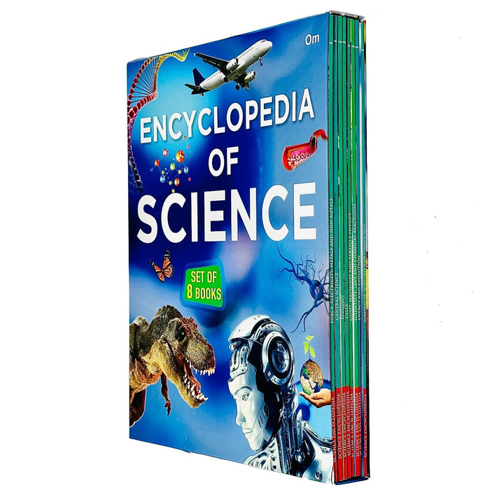 Encyclopedia Of Science 8 Books Set ( Energy And Evolution, Force Electricity Metals, Cells, Ecology, General Science, Light Machines ) - The Book Bundle