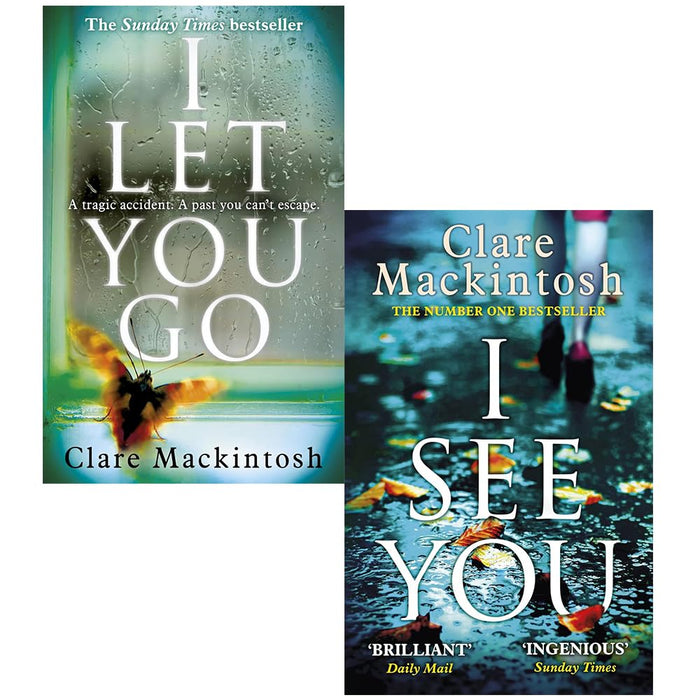 Clare Mackintosh Collection 2 Books Bundle (I Let You Go, I See You)