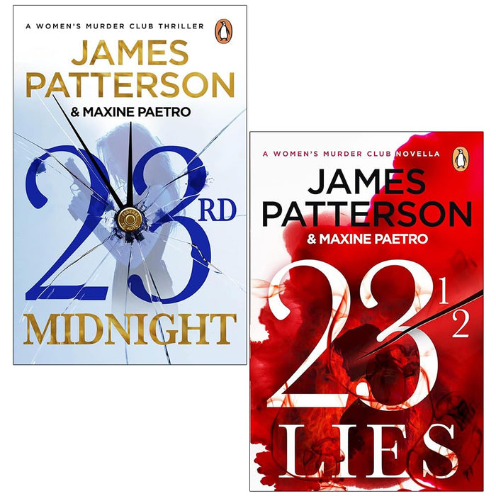 Women's Murder Club Series Collection 2 Books Set By James Patterson (23rd Midnight and 23 ½ Lies)