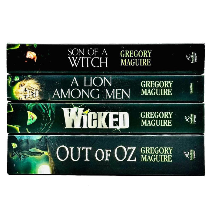 Wicked Years Series 4 Books Collection Set by Gregory Maguire (Wicked, Son of a Witch, A Lion Among Men & Out of Oz)