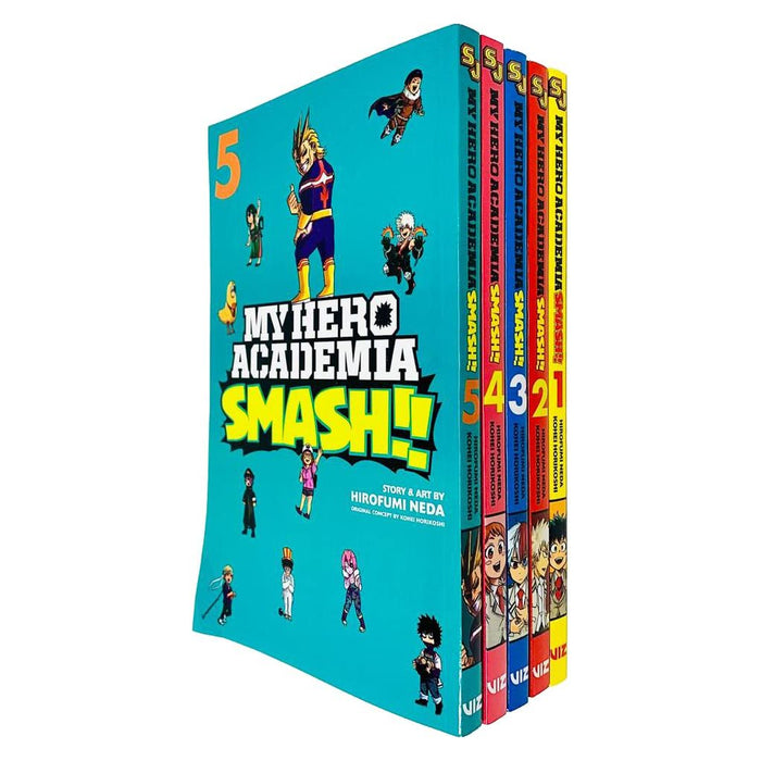 My Hero Academia Smash Series (Vol 1-5) Collection 5 Books Set By Kohei Horikoshi - The Book Bundle