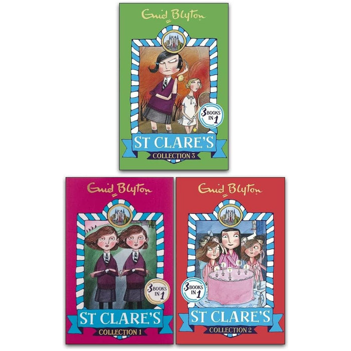 Enid Blyton St Clares Collection 3 Books Set (9 Stories in 3 Books)