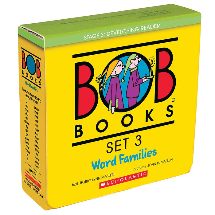 Bob Books -Word Families Box Set Phonics, Ages 4 and Up, Kindergarten, First Grade (Stage 3: Developing Reader): 03
