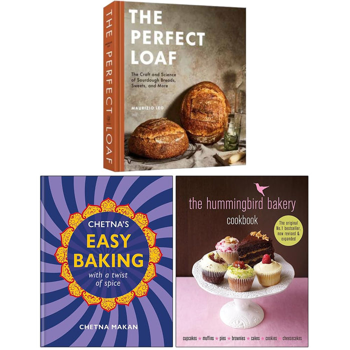 The Perfect Loaf, Chetna's Easy Baking & The Hummingbird Bakery Cookbook 3 Books Collection Set