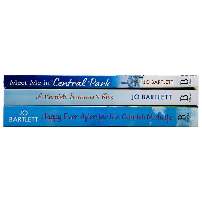 Jo Bartlett 3 Books set(Happy Ever After for the Cornish Midwife,Meet Me In Central Park,A Cornish Summer's Kiss)