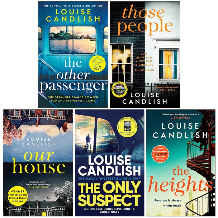 Louise Candlish Collection 5 Books Set (The Other Passenger, Those People, Our House)