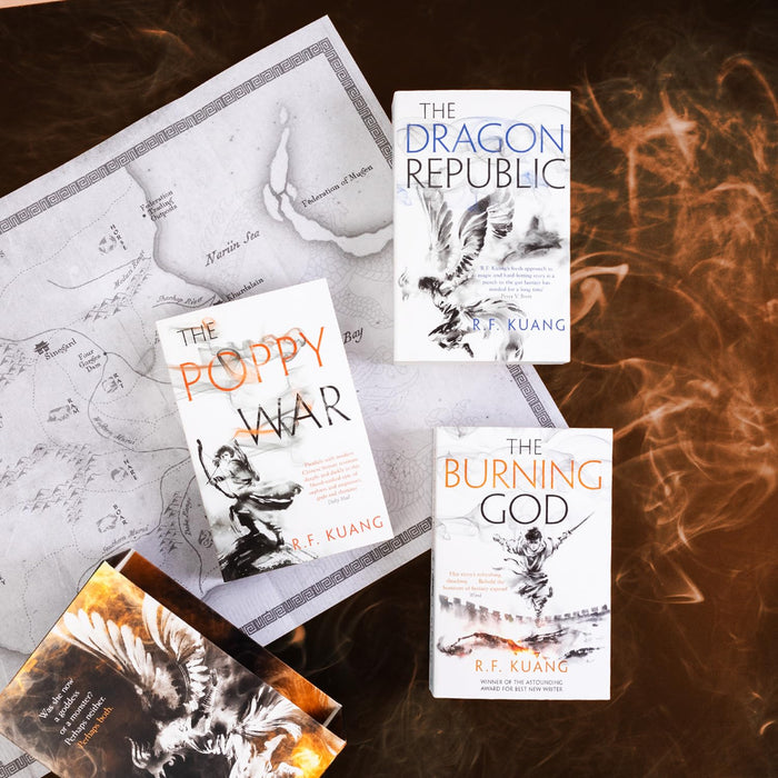 Poppy War Series 3 Books Collection Boxset By R.F. Kuang (The Poppy War, The Dragon Republic, The Burning God)