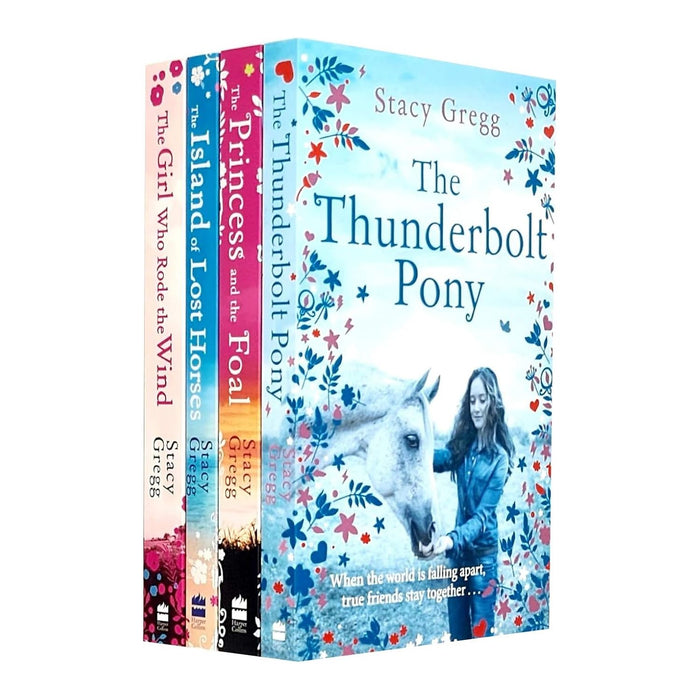 Stacy Gregg Collection 4 Books Set (The Thunderbolt Pony, The Girl Who Rode the Wind)