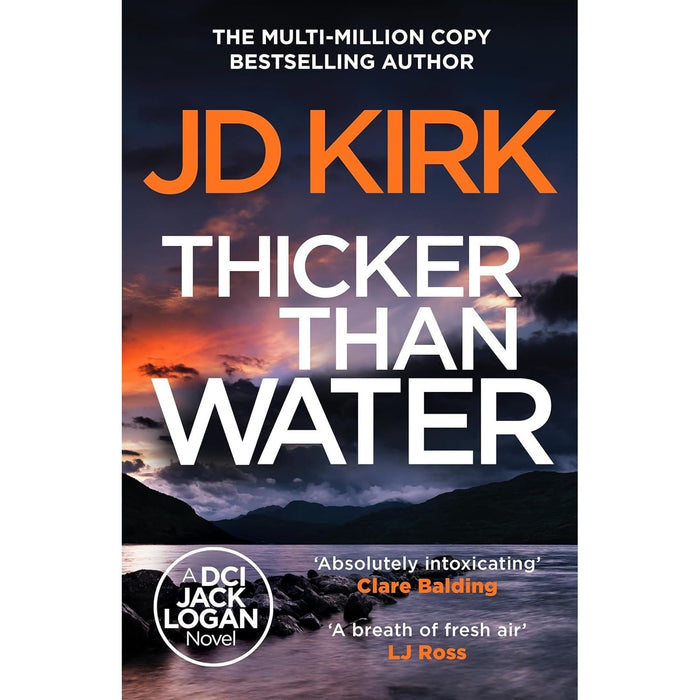 DCI Logan Crime Thrillers 1-9 Books Collection Set By JD Kirk (A Litter of Bones,Thicker Than Water)