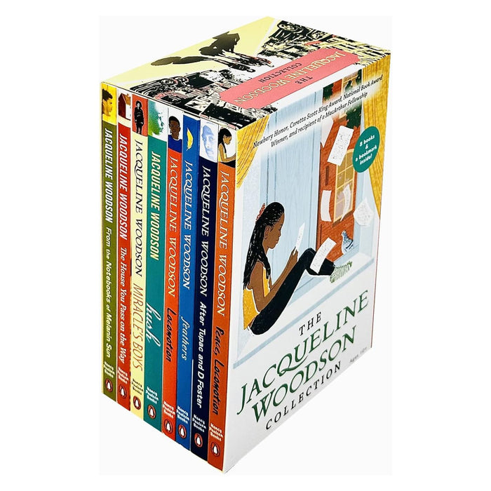 The Jacqueline Woodson Collection 8 Books Box Set (Peace Locomotion)