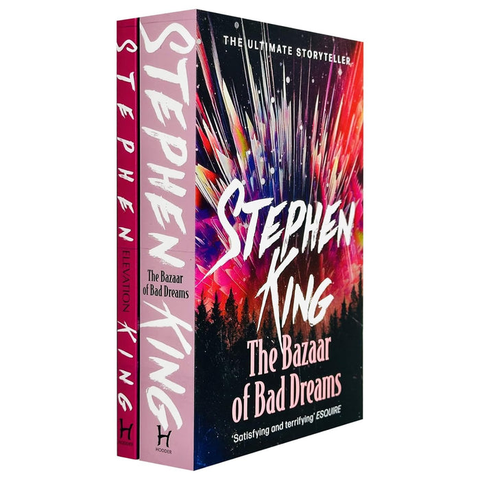 Stephen King Collection 2 Books Set (The Bazaar of Bad Dreams, Elevation)