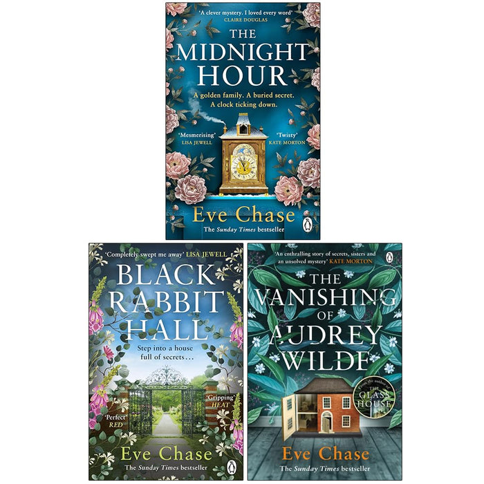 Eve Chase Collection 3 Books Set (The Midnight Hour, Black Rabbit Hall and The Vanishing of Audrey Wilde)