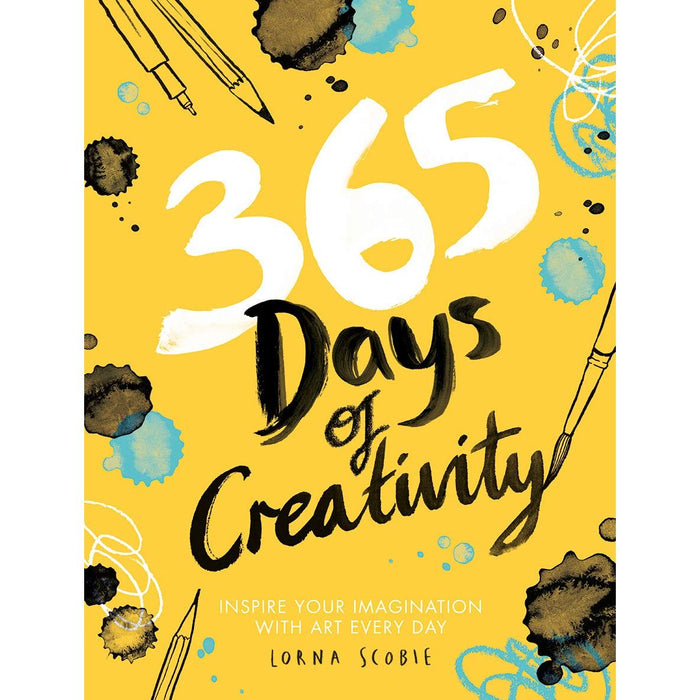 365 Days of Creativity: Inspire your imagination with art every day (Adult Art Activity and Colouring Book) (365 Days of Art)