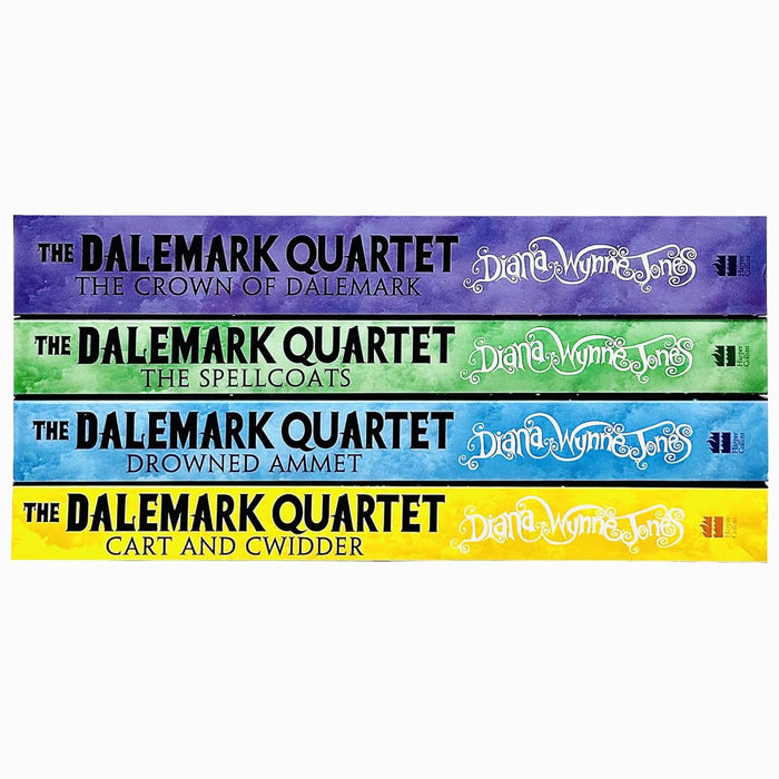 Diana Wynne Jones Dalemark Quartet Series 4 Books Collection Set (Cart and Cwidder)