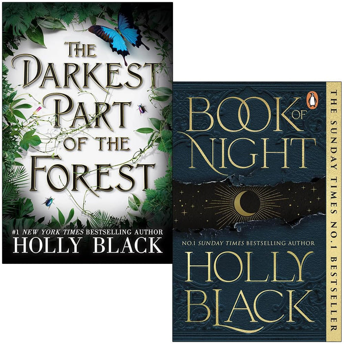 Holly Black 2 Books Collection Set (The Darkest Part of the Forest and Book of Night)