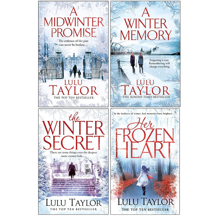 Lulu Taylor Collection 4 Books Set (A Midwinter Promise, A Winter Memory, The Winter Secret, Her Frozen Heart)