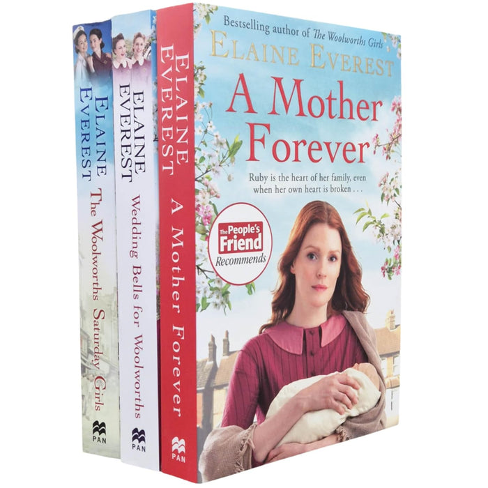 Woolworths Series 3 Books Collection Set (Wedding Bells for Woolworths, A Mother Forever & The Woolworths Saturday Girls)