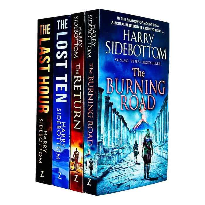 Harry Sidebottom Collection 4 Books Set (The Burning Road, The Return, The Lost Ten, The Last Hour)