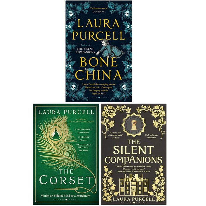 Laura Purcell 3 Books Collection Set (Bone China, The Corset, The Silent Companions)