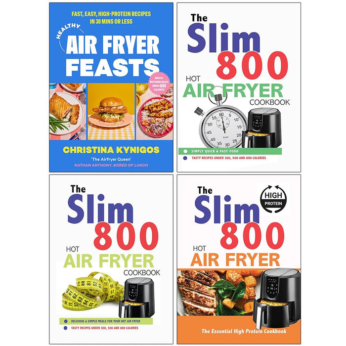 Healthy Air , The Slim 800 , Hot Air Fryer, The Essential High 4 Books Set