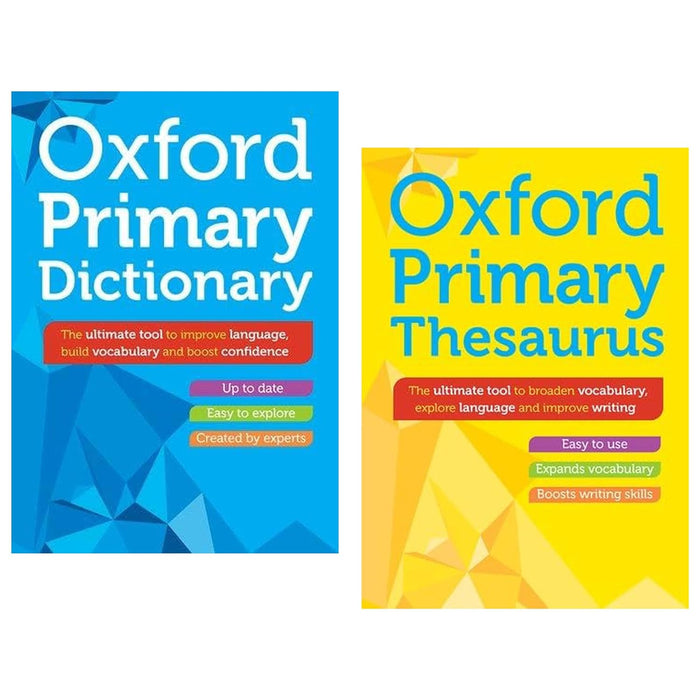 Oxford Primary Dictionary & Thesaurus 2 Books Collection Set (HB)