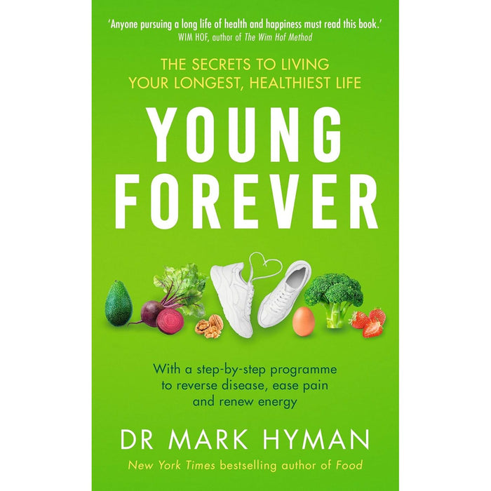 Mark Hyman Collection 3 Books Set Eat Fat Get Thin,Food WTF Should,Young Forever