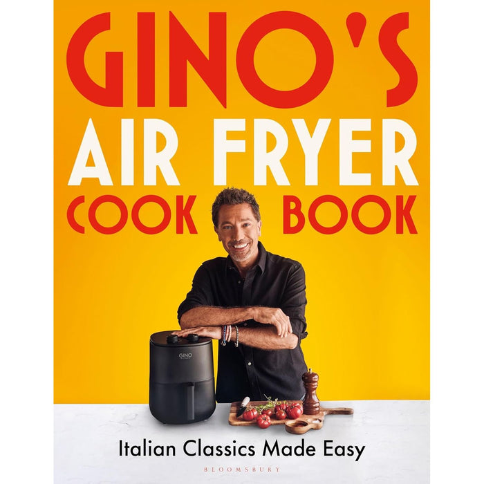 Gino D'Acampo  2 Books Set (Gino's Healthy Italian for Less, Gino's Air Fryer Cookbook) (HB)