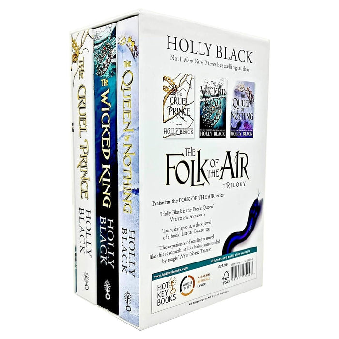 The Folk of the Air Series Trilogy Books Box Collection Set By Holly Black (The Cruel Prince, The Wicked King, The Queen of Nothing)