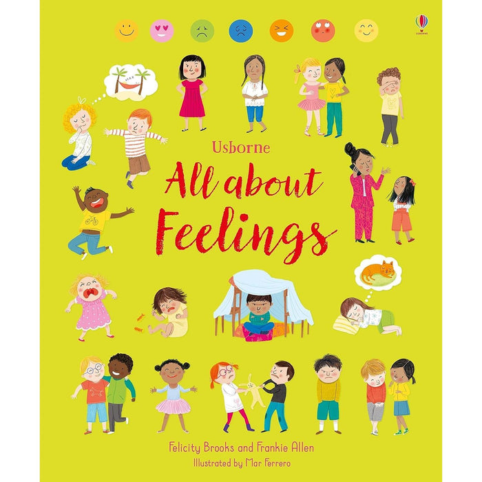 Usborne All About Feelings My First Books 6 Books Set By Felicity Brooks (All About Feelings)