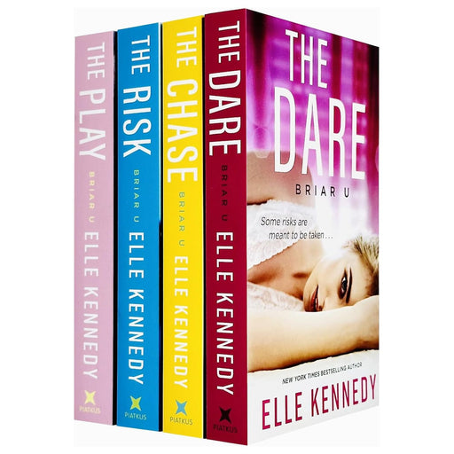 Briar U Series Books 1 - 4 Collection Set by Elle Kennedy (The Chase, The Risk, The Play & The Dare) - The Book Bundle