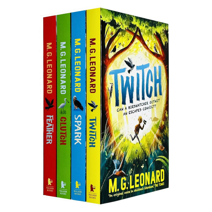 The Twitchers Series 4 Books Collection Set (Twitch, Spark, Clutch & Feather)