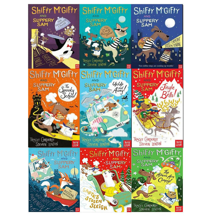 Shifty McGifty and Slippery Sam Collection 9 Books set (The Aliens Are Coming!)