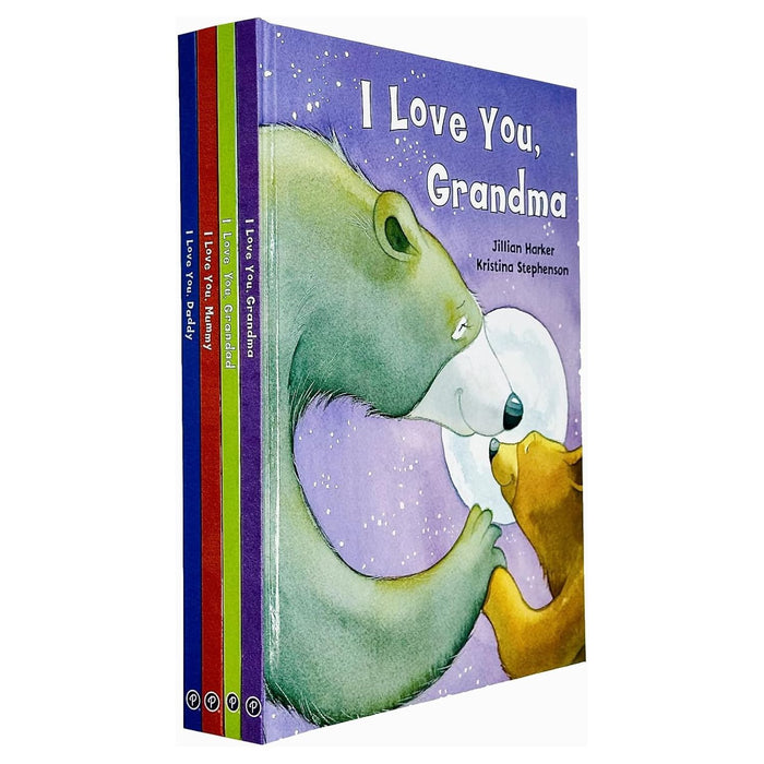 Jillian Harker Collection 4 Books Set (I Love You Grandad, I Love You Grandma, I Love You Mummy, I Love You Daddy)