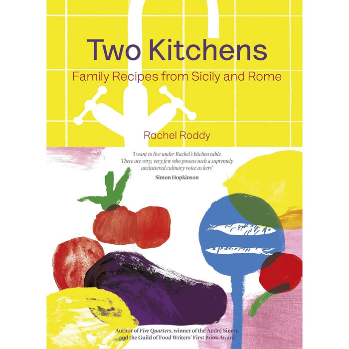 Five Quarters and Two Kitchens 2 Books Collection Set By Rachel Roddy