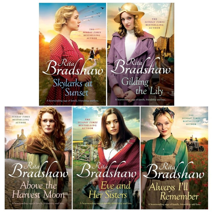 Rita Bradshaw 5 Books Collection Set (Always I'll Remember, Skylarks At Sunset)