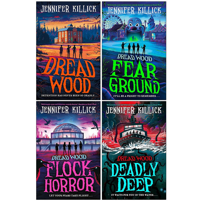 Jennifer Killick Dread Wood Series Collection 1-4 Books Set (Dread Wood, Fear Ground, Flock Horror, Deadly Deep) - The Book Bundle