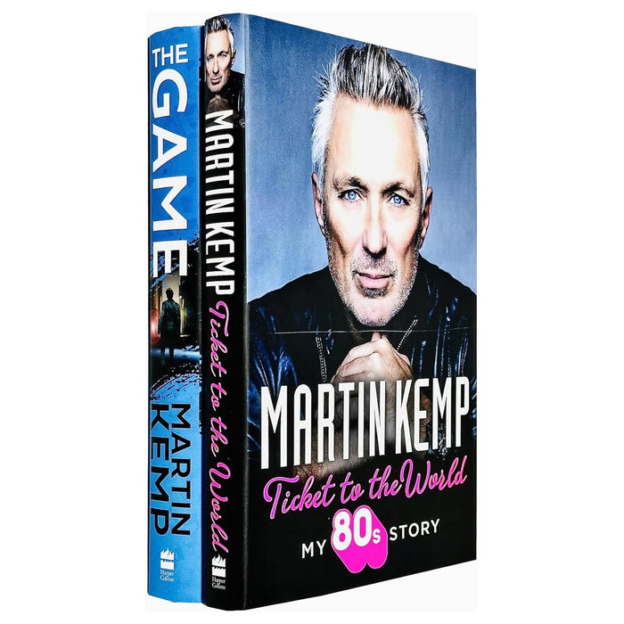 Martin Kemp Collection 2 Books Set (The Game & Ticket to the World)