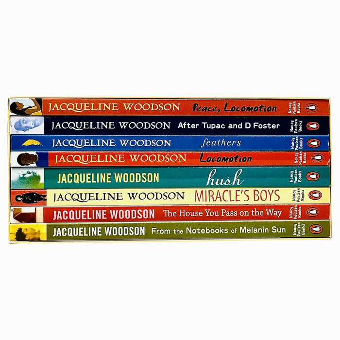 The Jacqueline Woodson Collection 8 Books Box Set (Peace Locomotion)