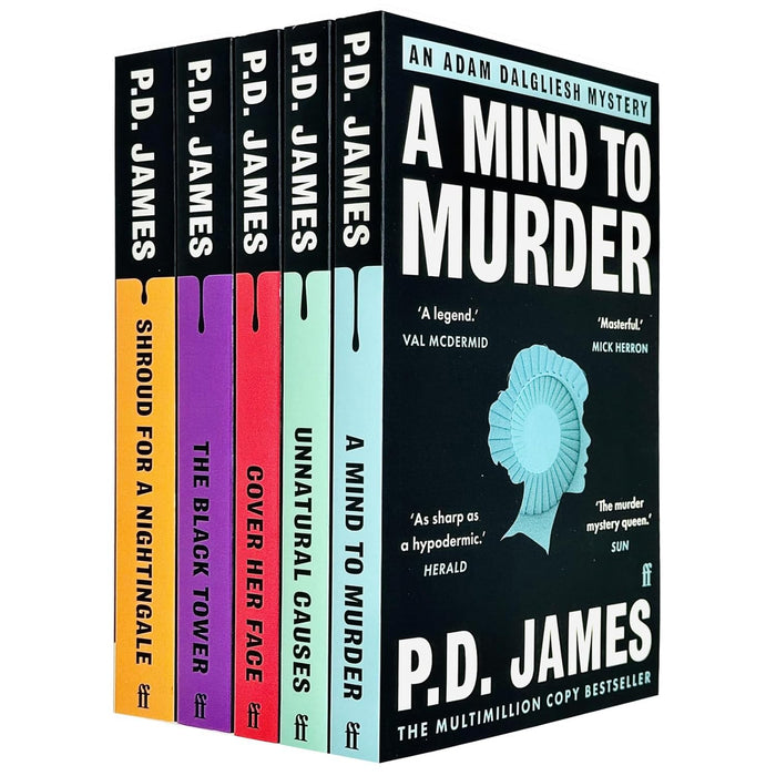 Inspector Adam Dalgliesh Series 5 Books Collection Set by P. D. James